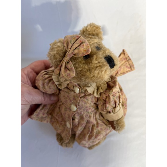 Boyds Bears Brown Bear Collection 1990-1995 8" Dress Heart Plush Poseable - Picture 4 of 7